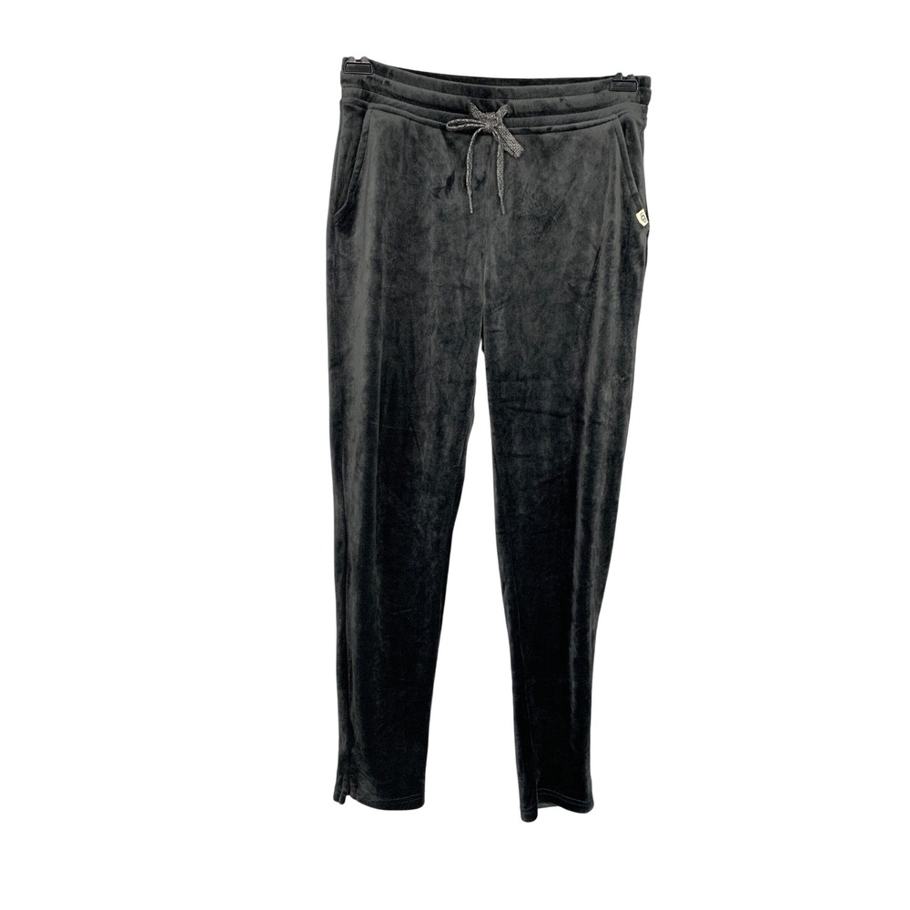 UGG Women's Velvet Pajama Jogger Pants XS Gray Drawstring‎ Lounge Sleep Casual